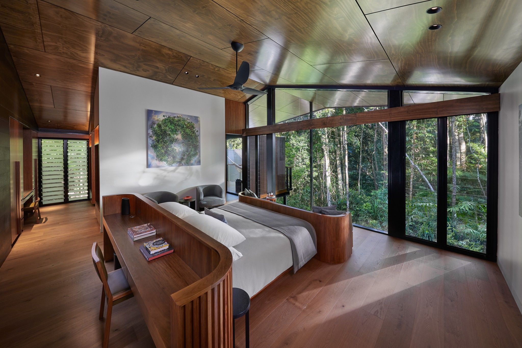 Austral Ariaply - ceiling used in Silky Oaks Lodge